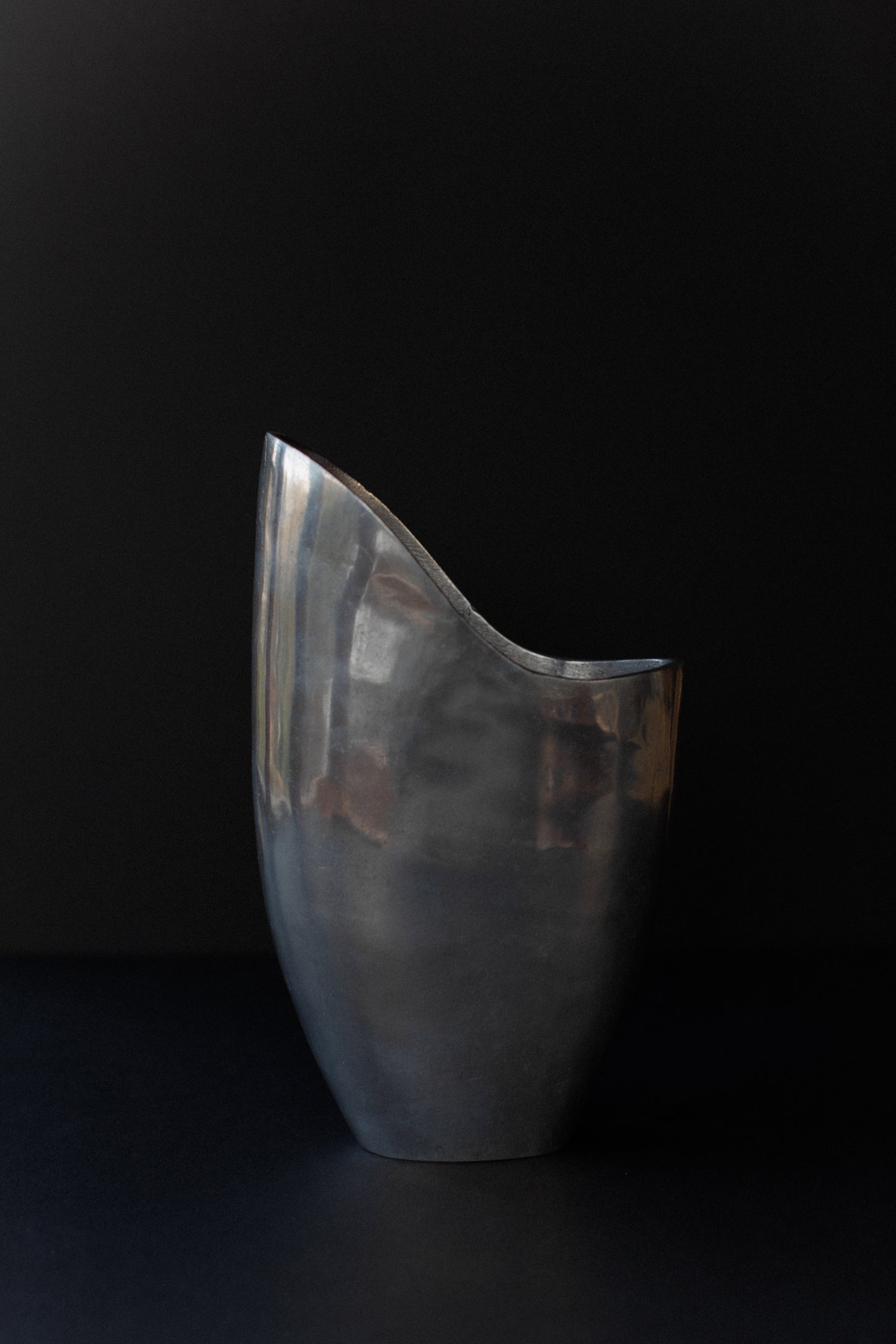 Aluminum Cast Vase