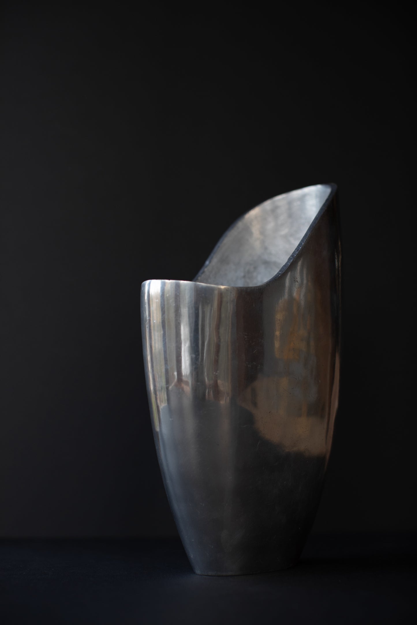 Aluminum Cast Vase