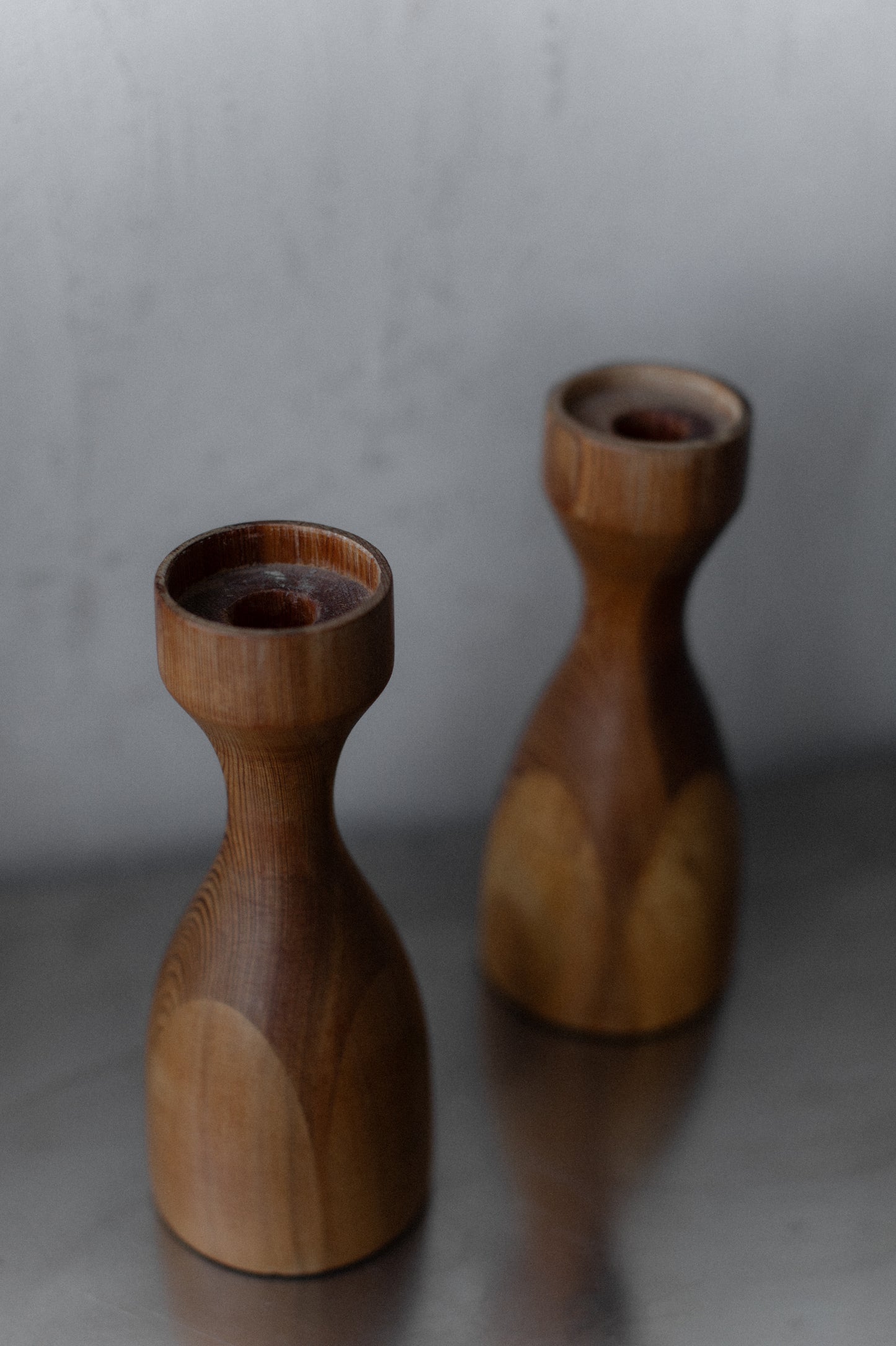Wooden Candleholders