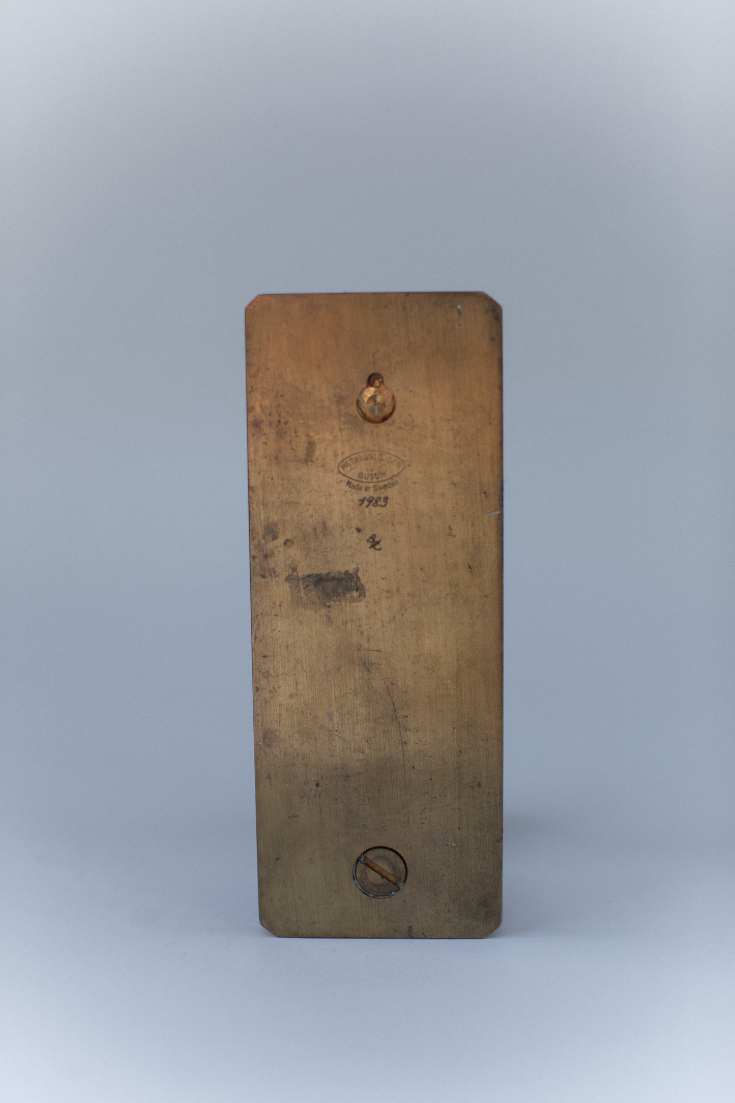 Brutalist Brass Sconce