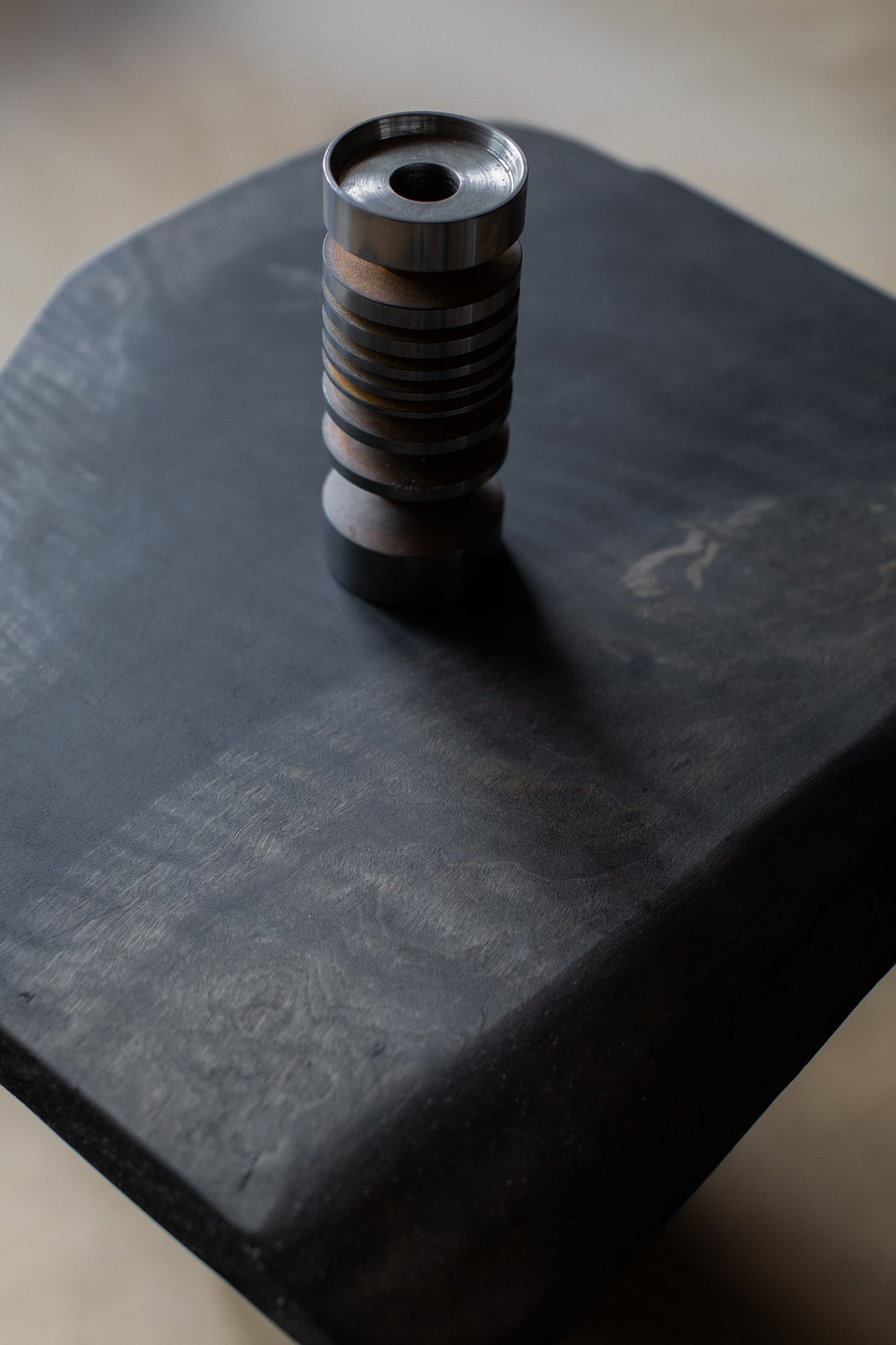 Steel Candleholder