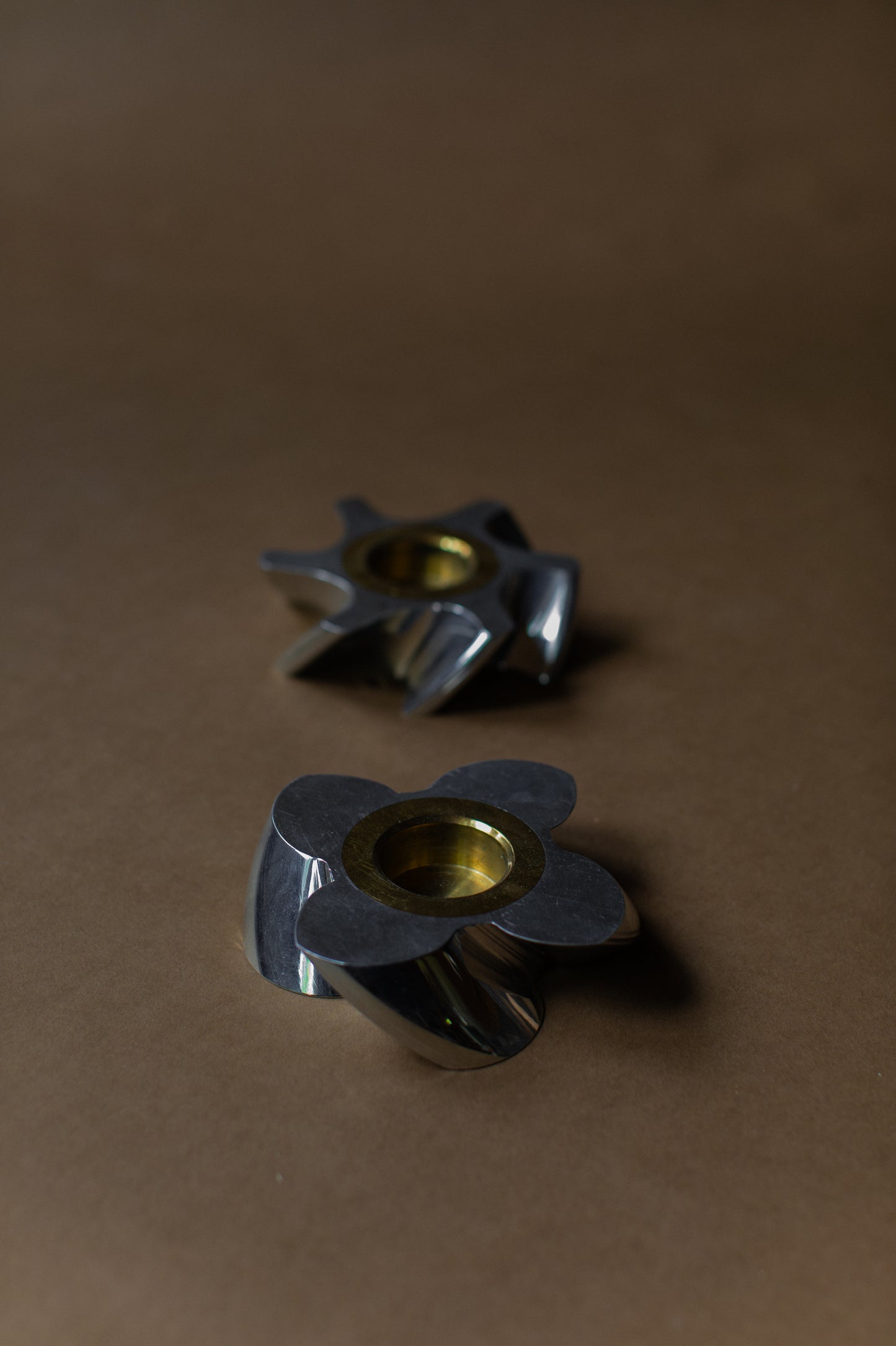 Steel Candleholders