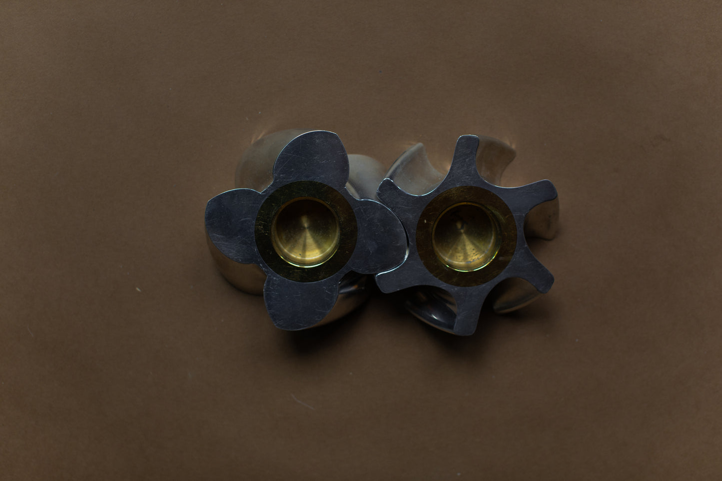Steel Candleholders