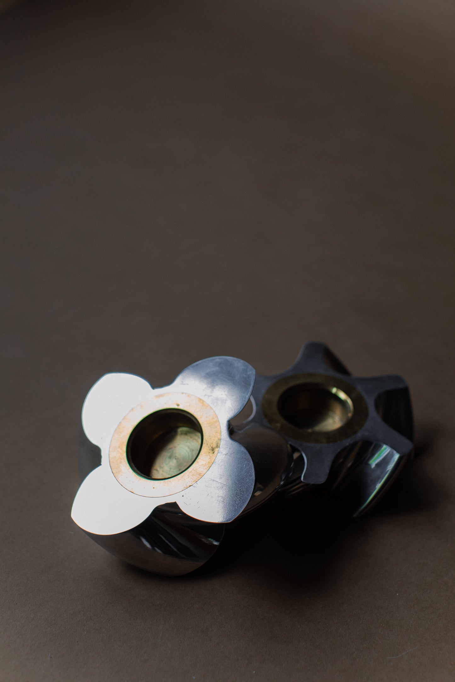 Steel Candleholders
