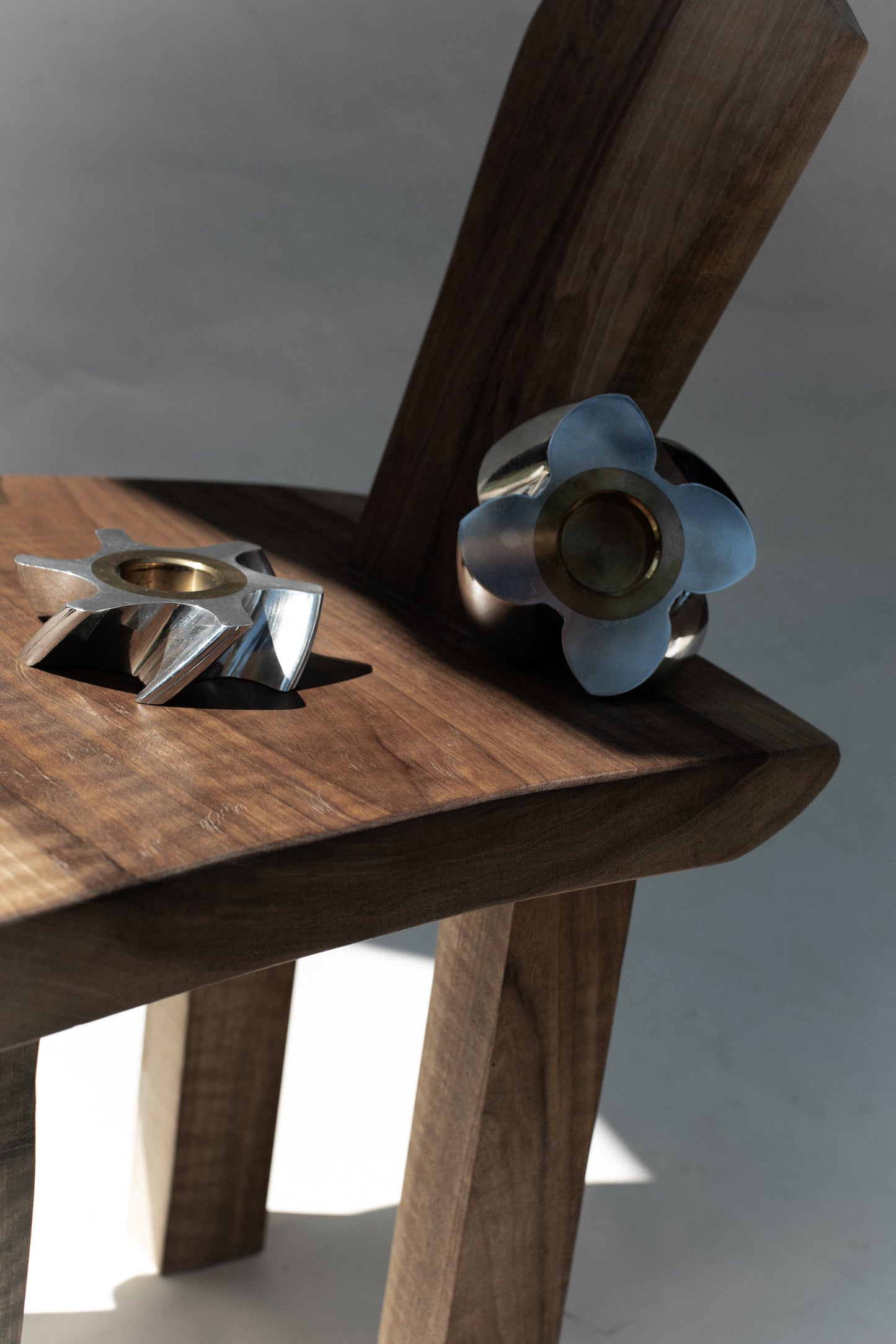 Steel Candleholders