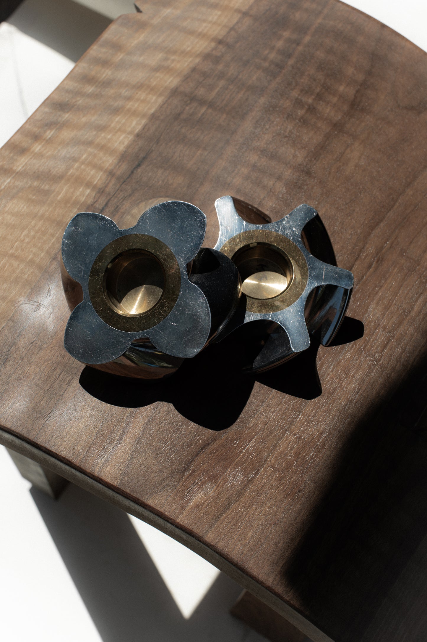 Steel Candleholders