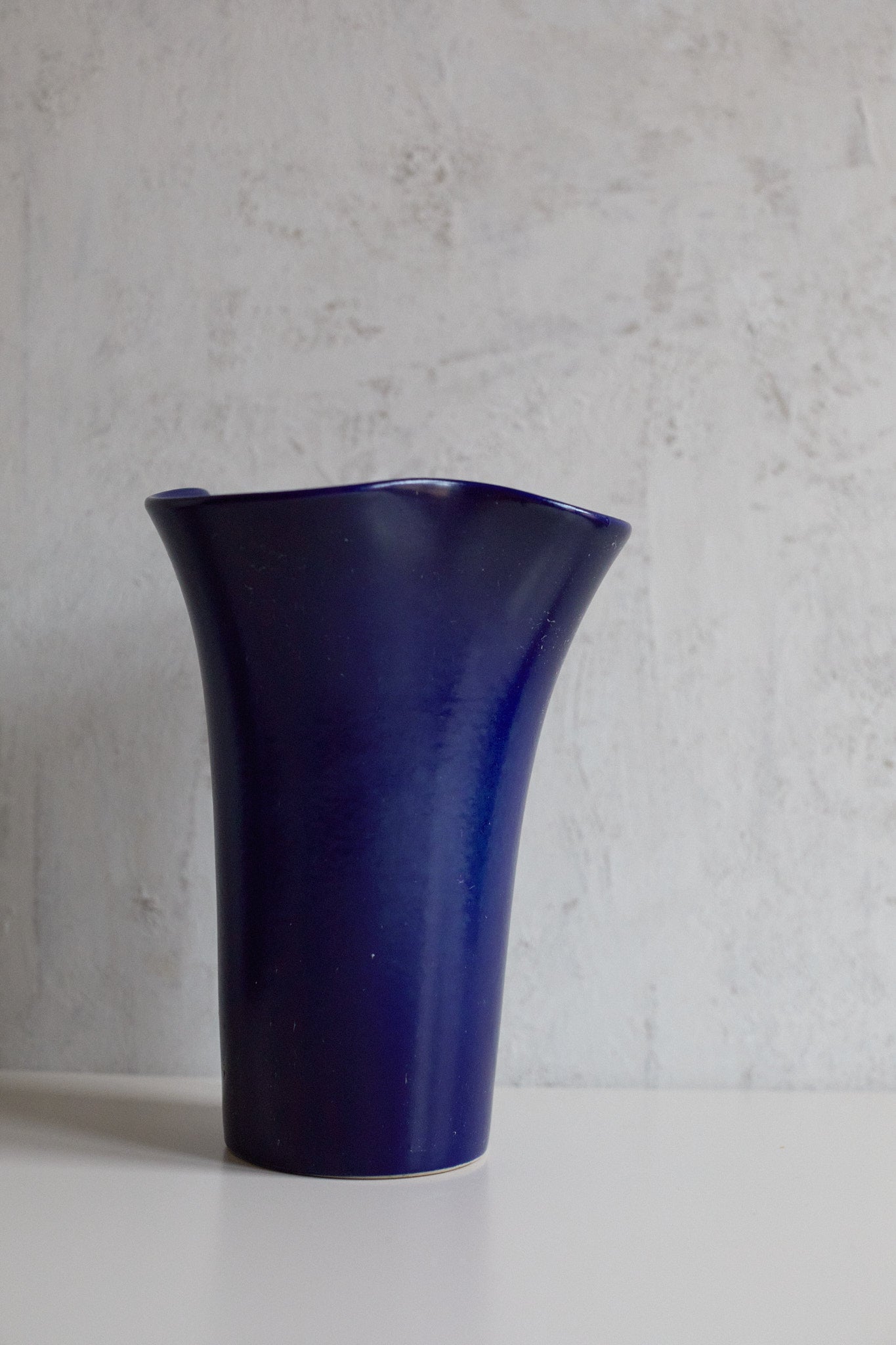 vintage blue vase