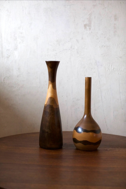 Wooden Vases