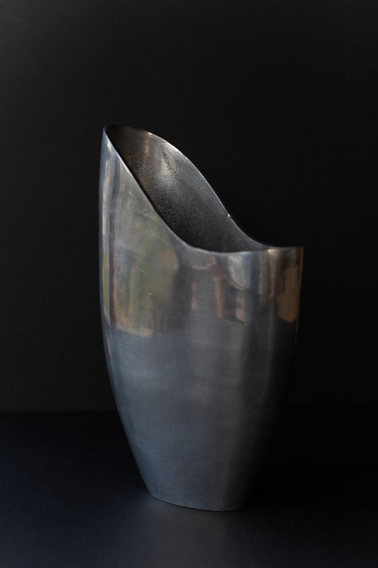 Aluminum Cast Vase