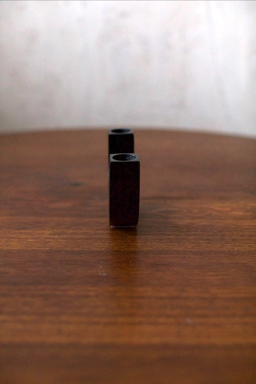 Black Steel Candleholder