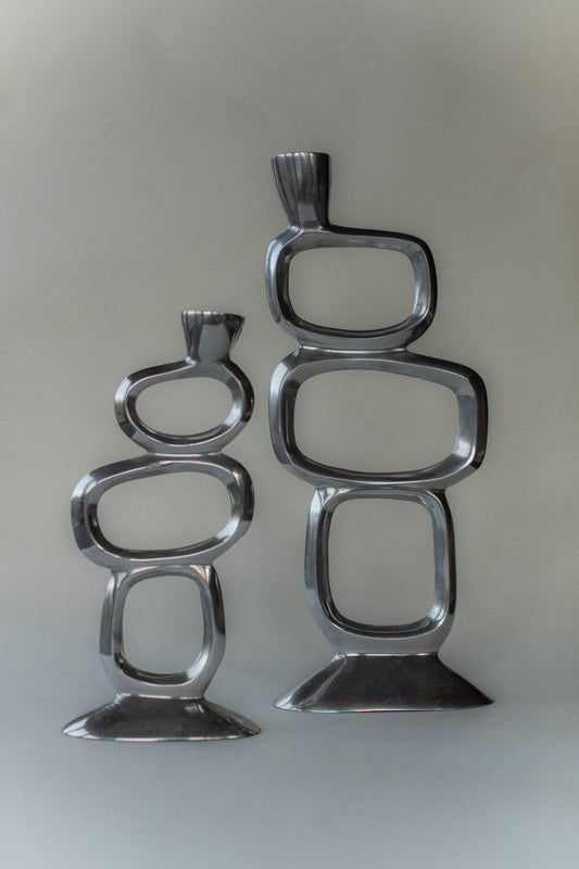 Hilton Steel Candleholder 02