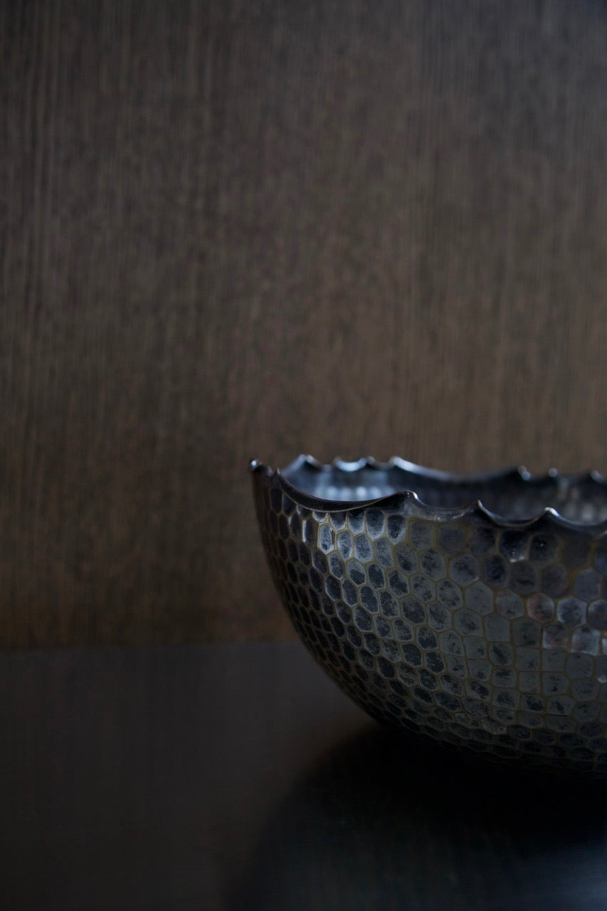 Hammered Silver-Plated Bowl