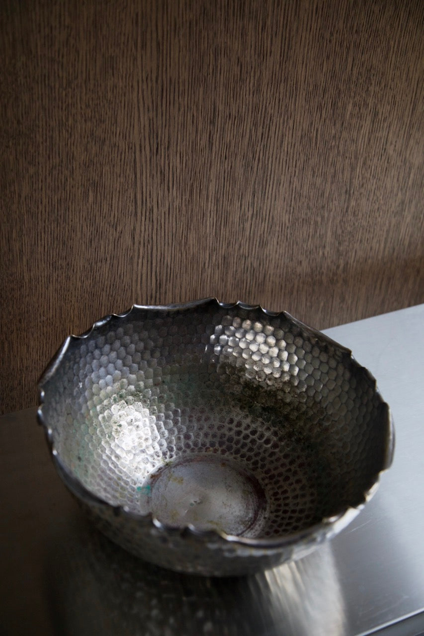 Hammered Silver-Plated Bowl