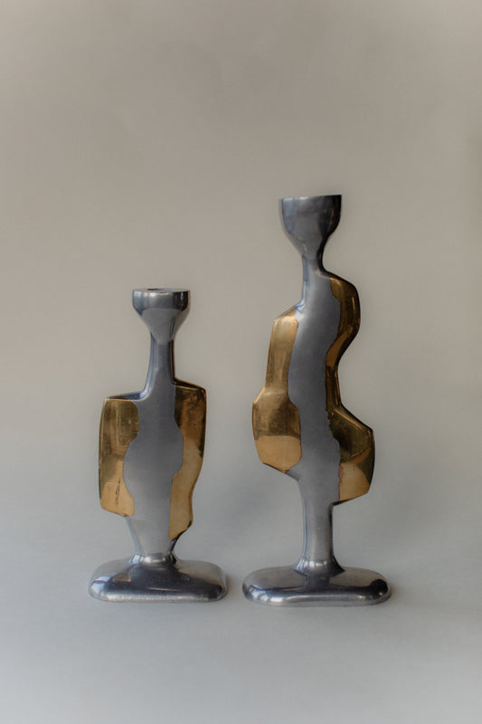 Brutalist Candleholders