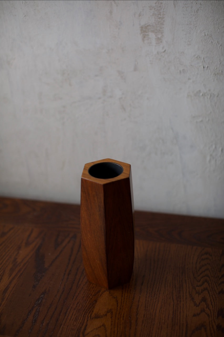 1960's Wooden Vase