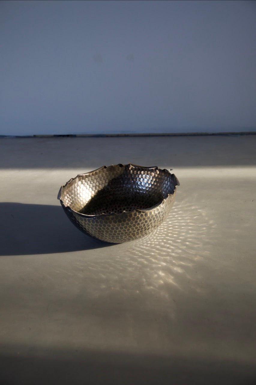 Hammered Silver-Plated Bowl