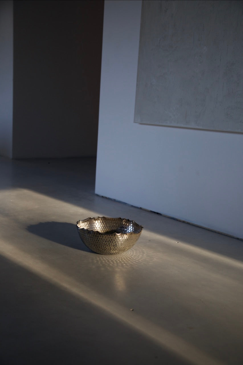 Hammered Silver-Plated Bowl