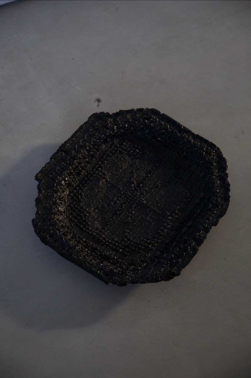 Black Glazed Tray