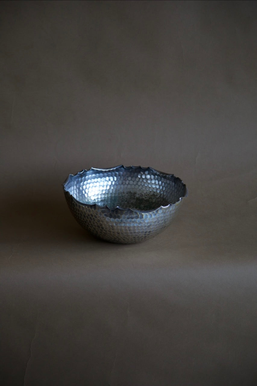 Hammered Silver-Plated Bowl