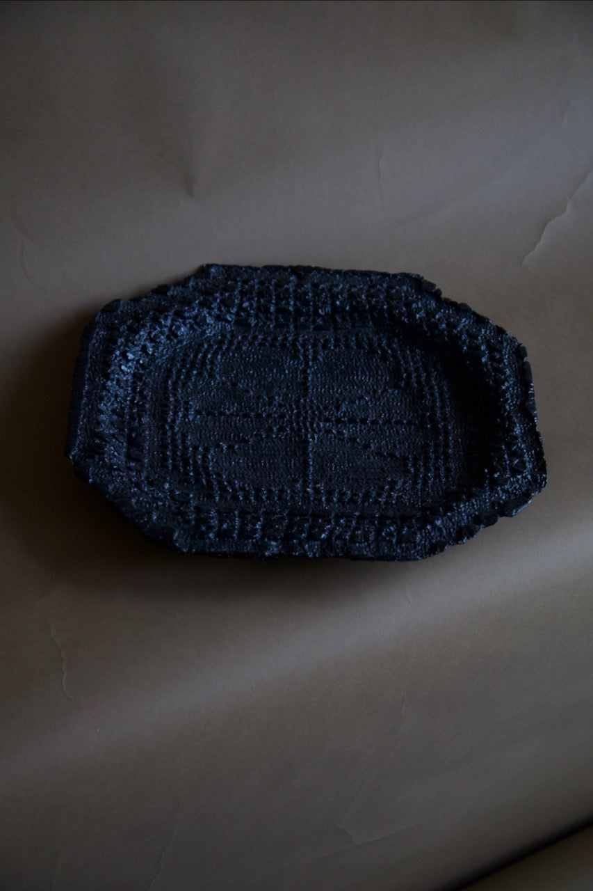 Black Glazed Tray
