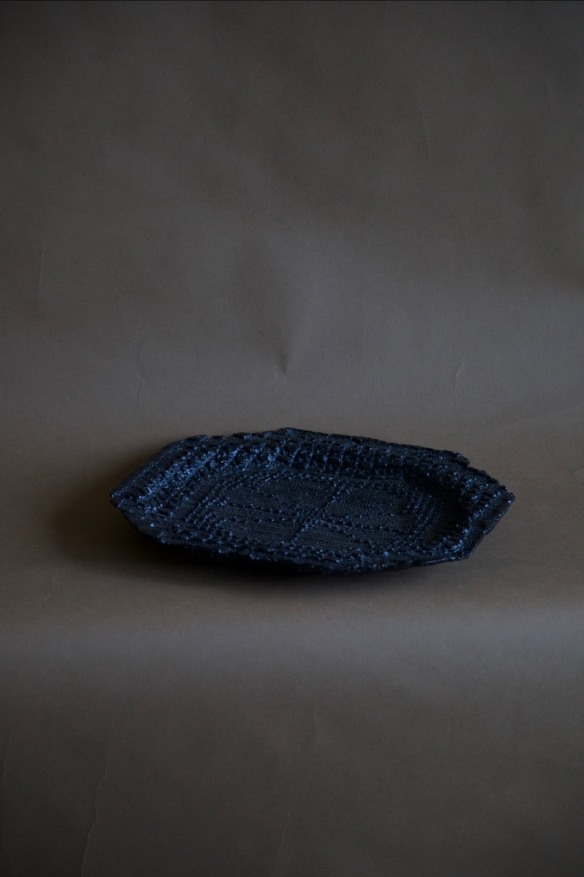 Black Glazed Tray