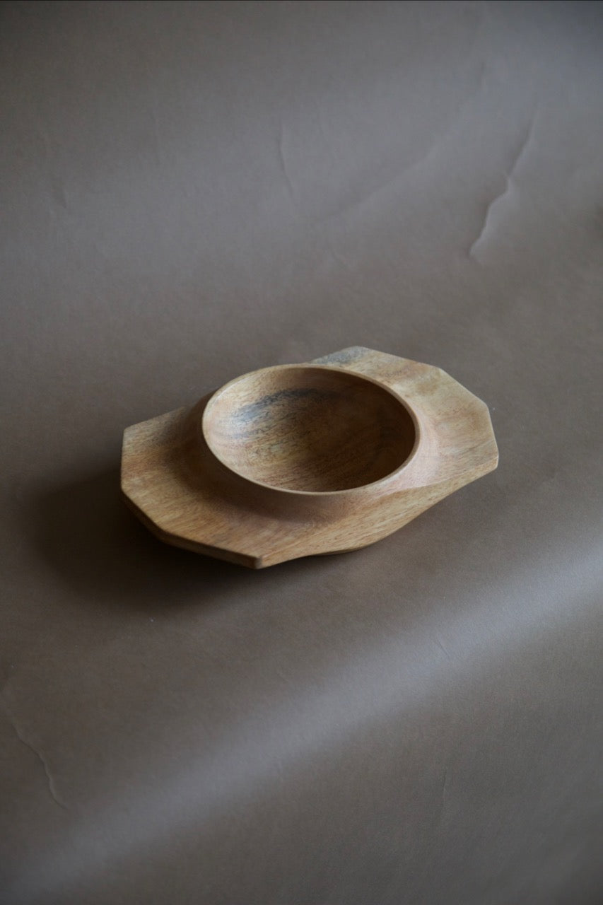 Carved Wooden Bowl