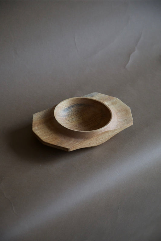 Carved Wooden Bowl