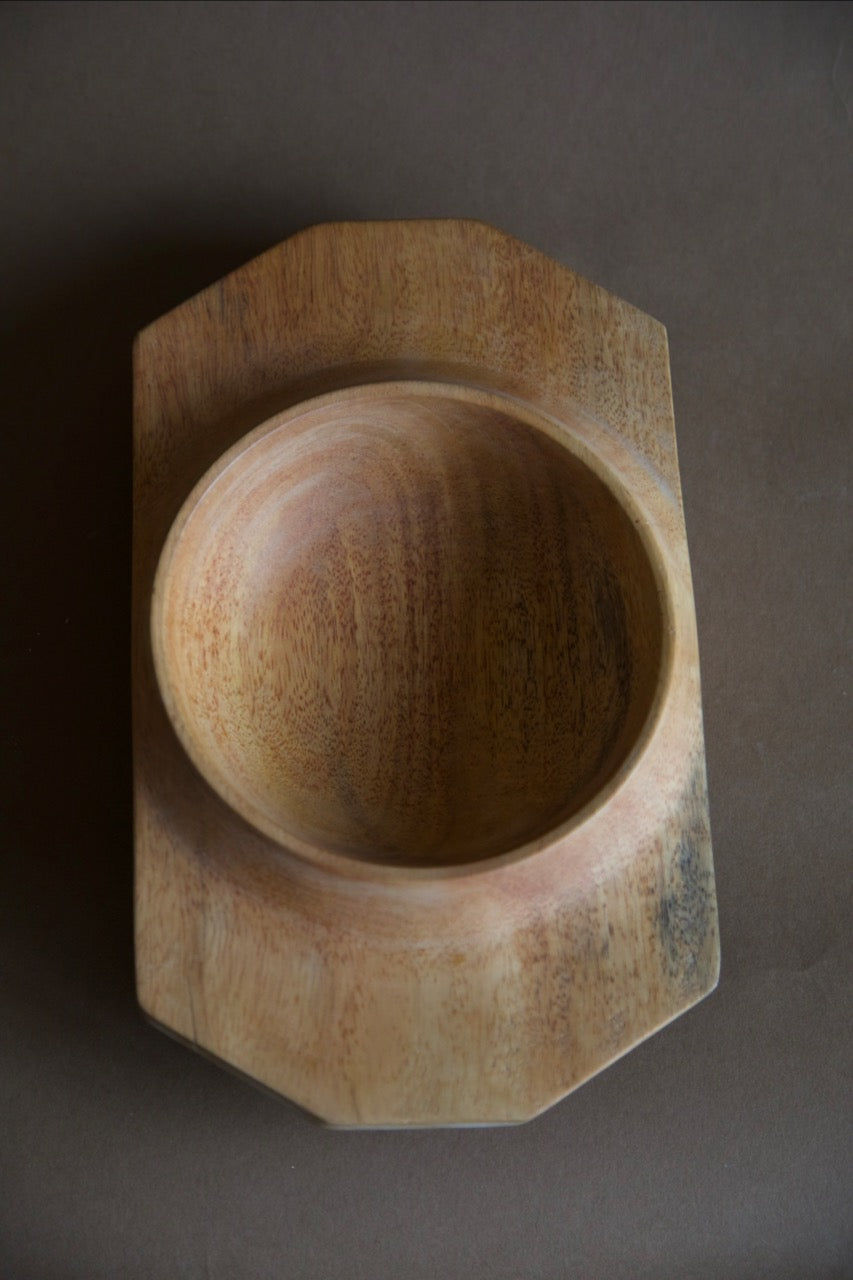 Carved Wooden Bowl