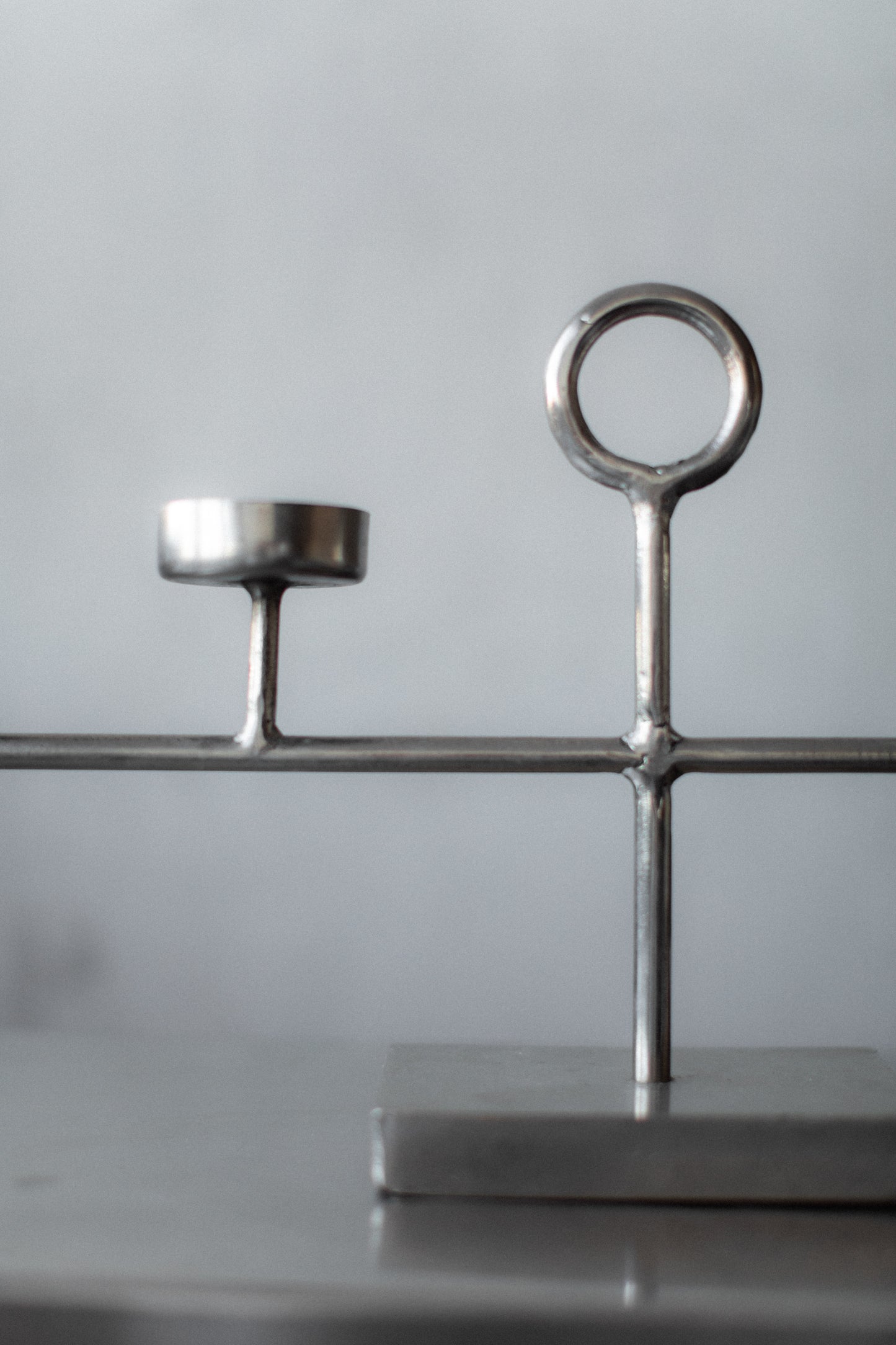 Steel Candleholder