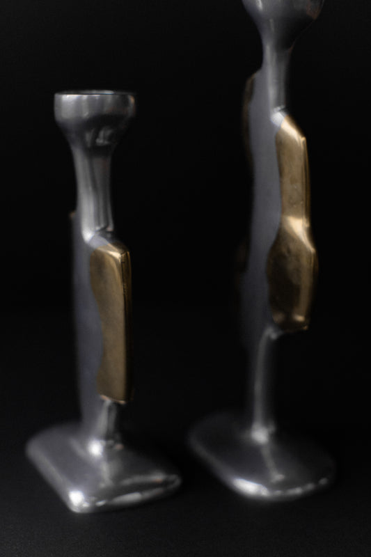 Brutalist Candleholders
