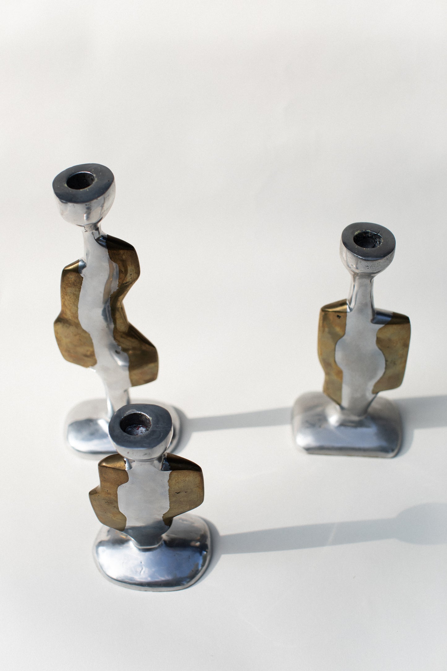 Brutalist Candleholders