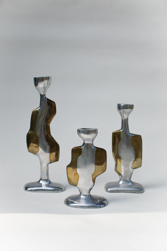 Brutalist Candleholders
