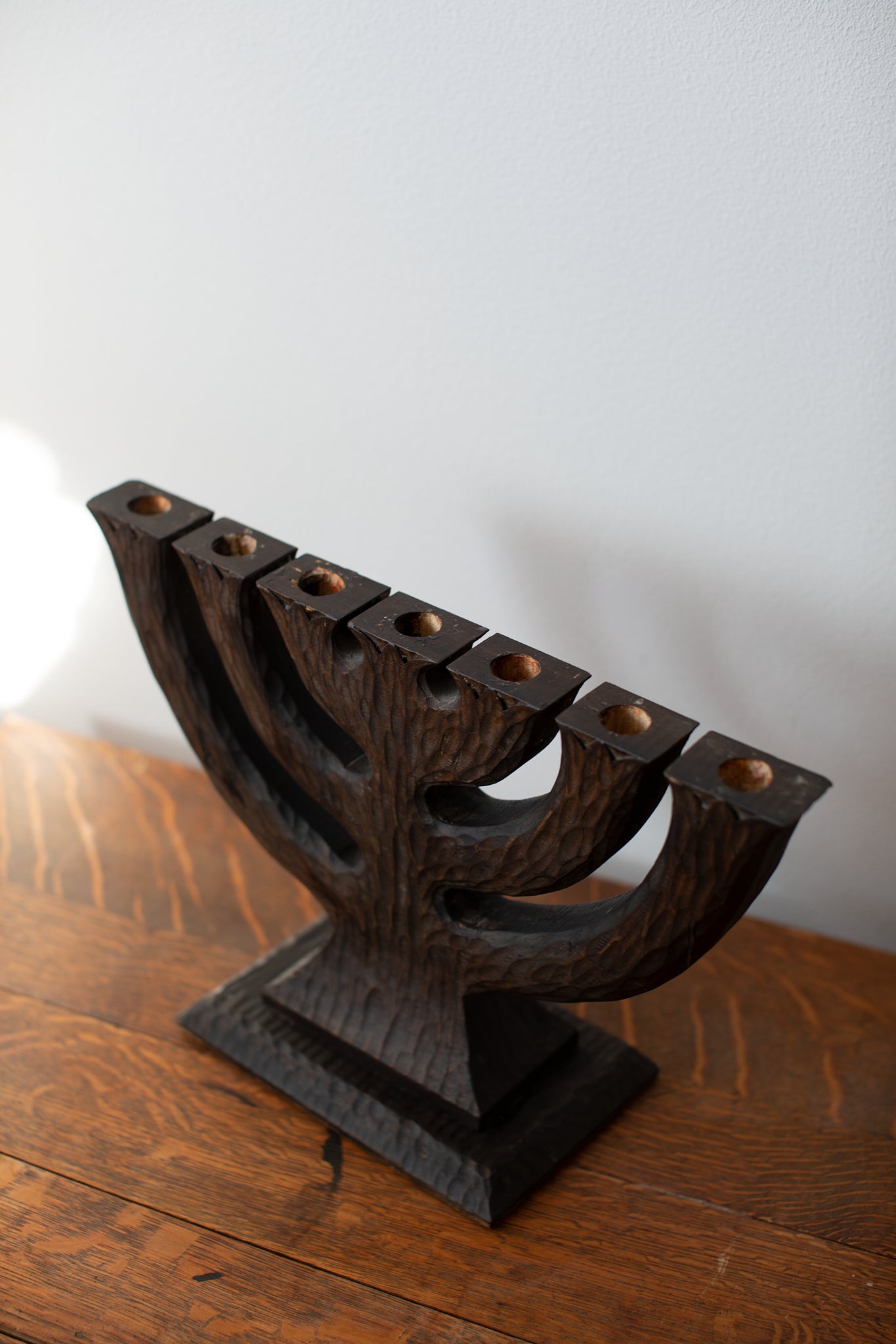 Wooden Candlestick