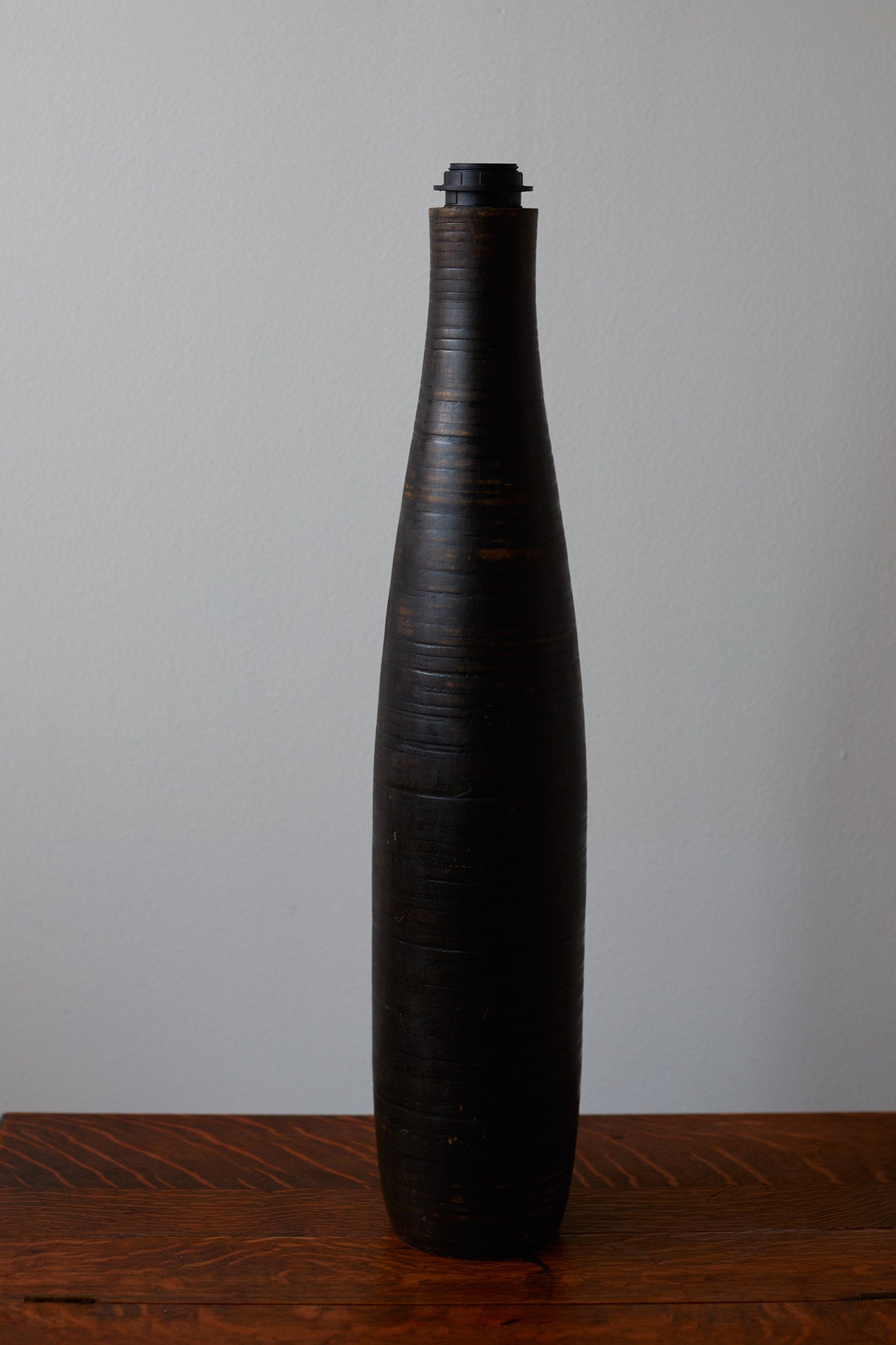 Vintage wooden floor or table lamp
